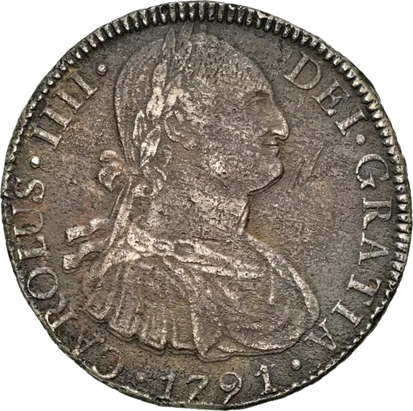 8 Reales Mexico 1791